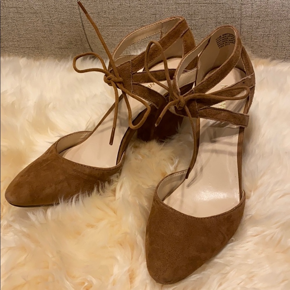 Nine West suede heels